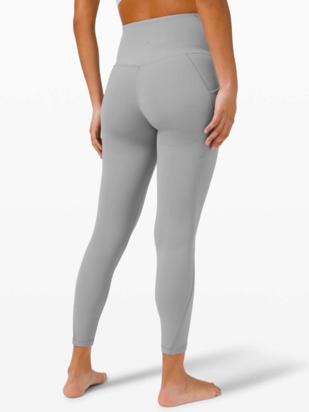 Lululemon Align High Rise Pant with Pockets 25" Rhino Grey Size 6
